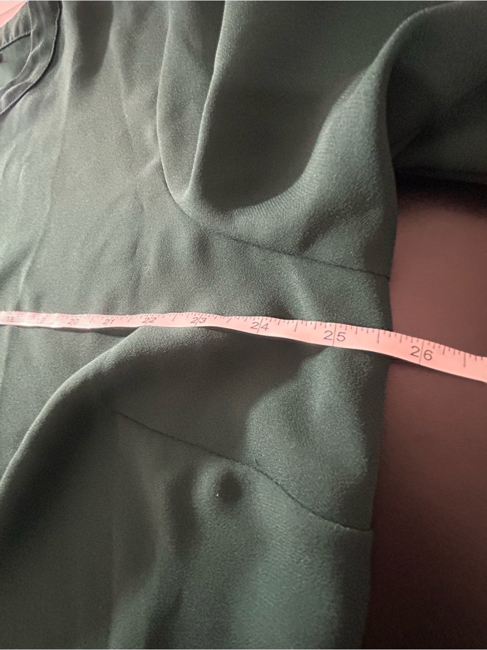Lauren Ralph Lauren Women’s 2X Hunter Green Buckle Keyhole Blouse Long Sleeve - Picture 6 of 8